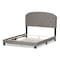 Baxton Studio Lexi Modern Light Grey Upholstered Queen Size Bed 136-7440 - alternate 7